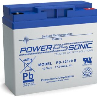 Power Sonic PS 12170 B, 12V 17Ah, loodaccu, € 59,90