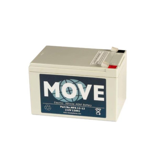 Move Accu voor scootmobiel, 12V/12Ah - AGM