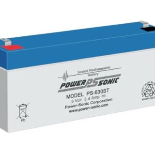 Power-Sonic Loodaccu, 6V/3,4Ah - PS-630